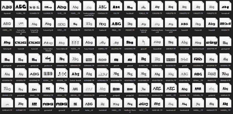 1500 Professional TrueType Fonts - Works with Windows, Mac & Linux .TTF CD-ROM gallery