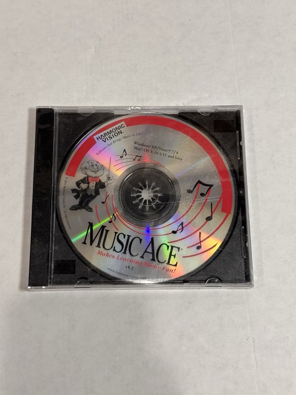 New Music Ace Software Windows XP/ Vista – Mac os X Harmonic Vision CD