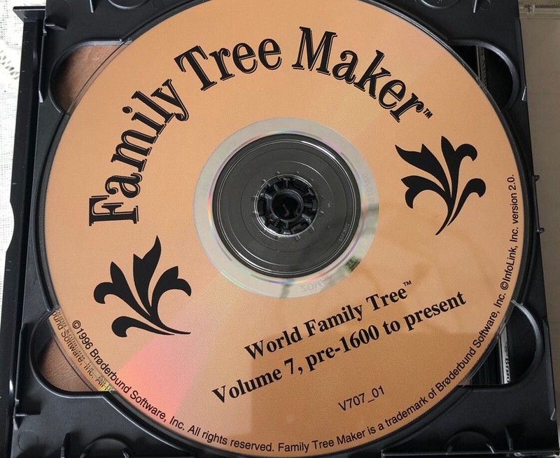 CDs Family Tree Maker's Family Archives Sampler Lot of 4 CDs Excellent Cond. gallery