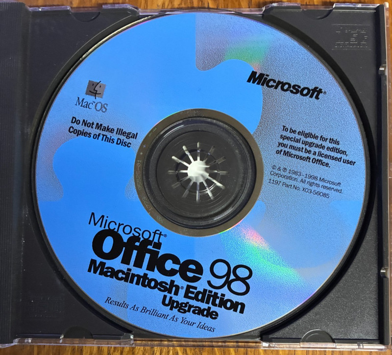 Microsoft Office 98 Macintosh Edition with CD Key gallery