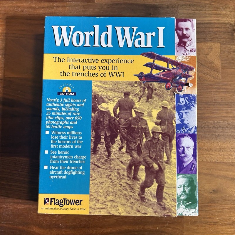 Brand New Sealed FlagTower World War I Interactive Experience PC/Mac CD-ROM gallery