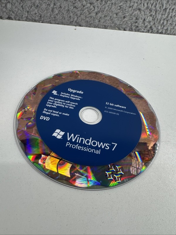 Microsoft Windows 7 Professional Upgrade 32 Bit and 64 Bit DVD MS WIN PRO=RETAIL gallery