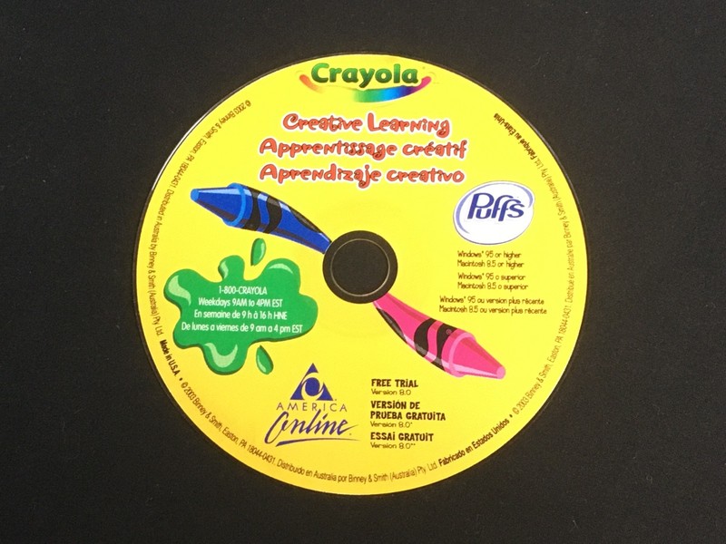 2000 Crayola - Creative Learning - CD-ROM - Windows '95 / Macintosh 8.5 - AOL gallery