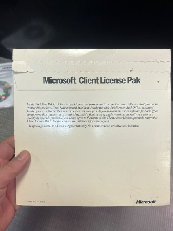 Microsoft Client License Pak Only No Media gallery
