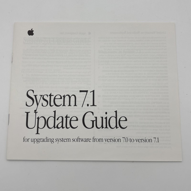 Macintosh System 7.1 Update Kit Complete Update 7.0 to 7.1 gallery