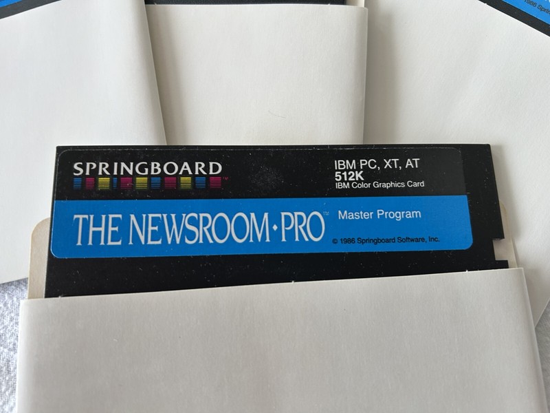 The Newsroom Pro Software for IBM PC DOS 2.0 or Higher, XT, AT, Tandy gallery
