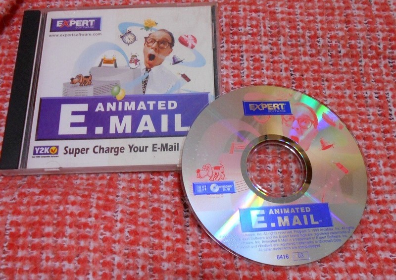 Animated E-mail, Vintage (Expert Software 1997) CD Windows 95 + FREE Gift