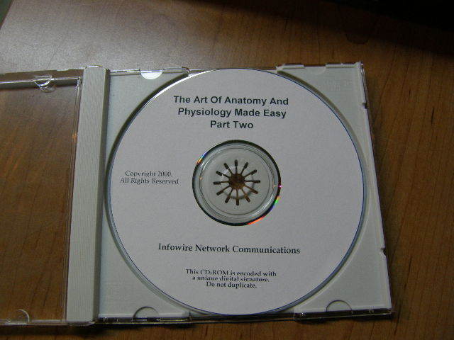 1131) The Art Of Anatomy & Physiology Made Easy Part 2, 2000 CD-ROM Infowire Com gallery
