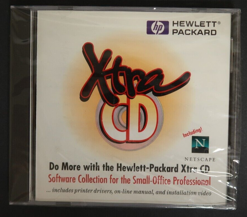 HP Hewlett Packard Xtra CD PC Computer Program Software Small Office Professiona