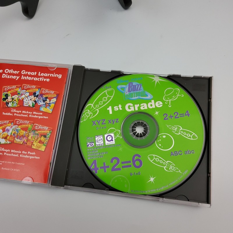 Disney Pixar's Buzz Lightyear 1st Grade Program Manual CD gallery
