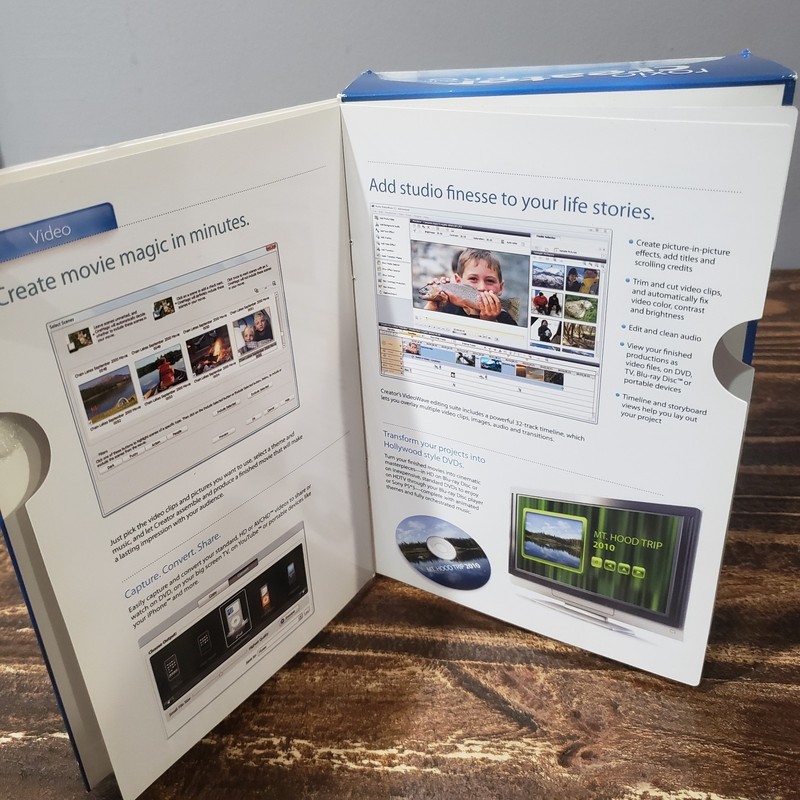 Roxio Creator Pro 2010 Blu Ray Photo Music Video New gallery