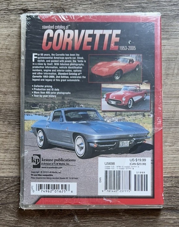 Standard Catalog of Corvette 1953-2005: Digital John Gunnell PC/mac CD-ROM NEW gallery