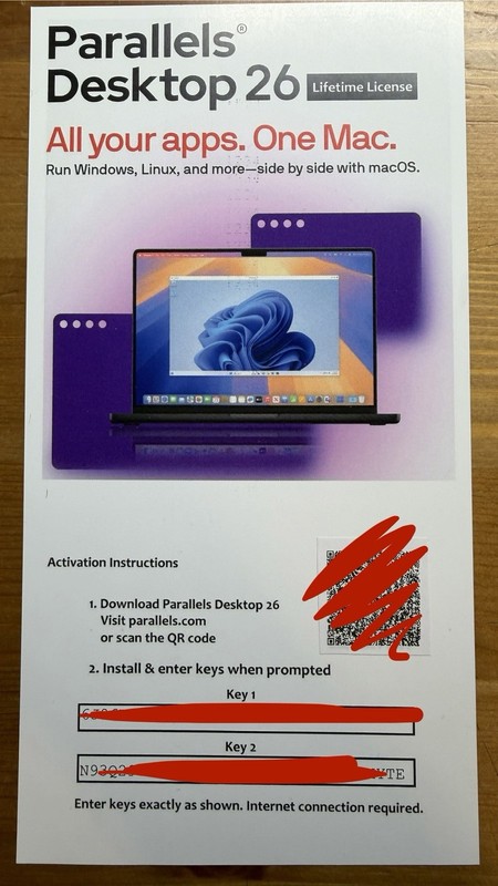 Parallels Desktop 26 | Authentic | Standard‼️ Lifetime Keys‼️ 🇺🇸 US Version