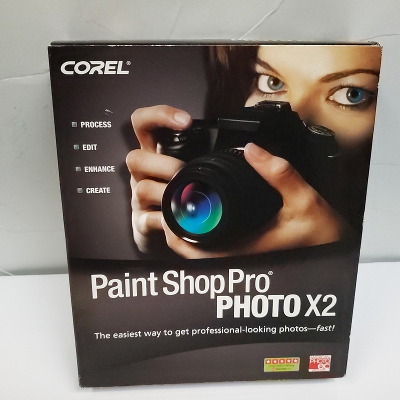 Corel Paintshop Pro Photo X2 CD PC Photo Shop Software