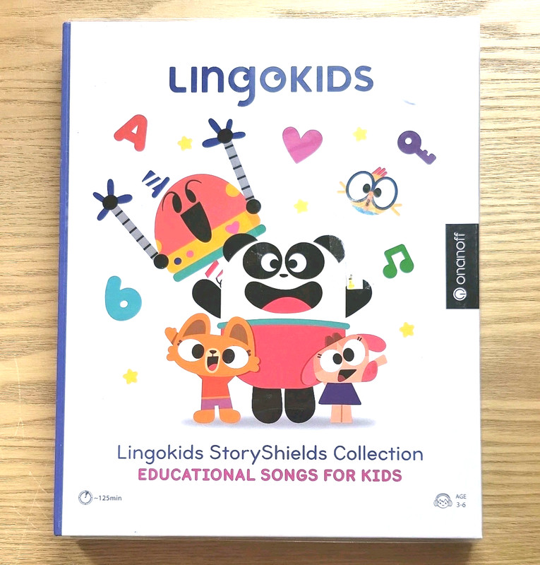 Lingokids StoryPhones StoryShields 4 AUDIO DISKS Kids Educational Learning New