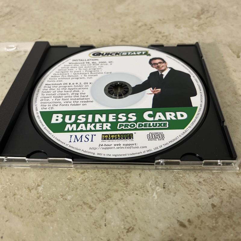 Quick Start Business Card Maker Pro Deluxe IMSI gallery