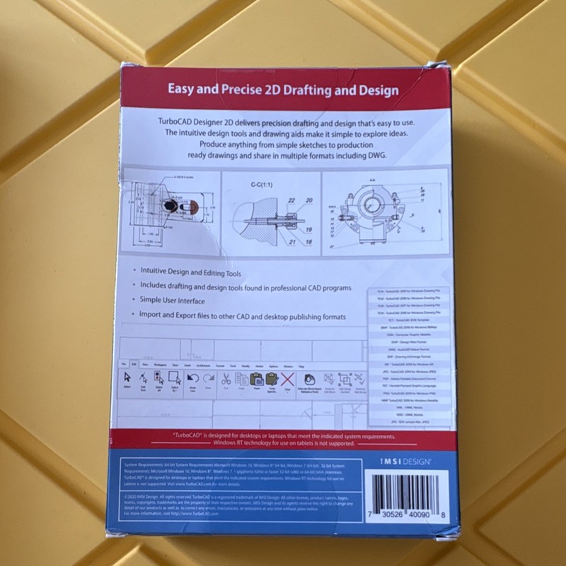 IMSI Design TurboCAD Designer 2D Drafting CAD Software CD for Windows gallery