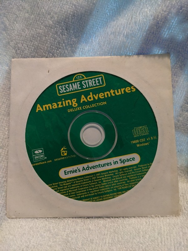 Sesame Street Ernie’s Adventure In Space CD-ROM