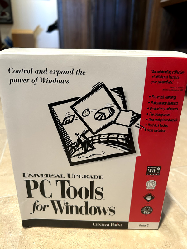 Universal Upgrade PC Tools for Windows Version 2 Central Point 3.5″ disk