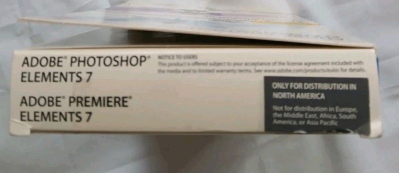 ADOBE PHOTOSHOP ELEMENTS 7 / ADOBE PREMIERE ELEMENTS 7 NWT gallery