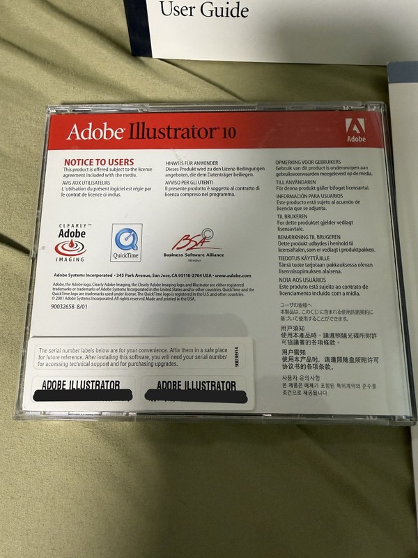 Adobe Illustrator 10 Mac OSX 10 clean gallery