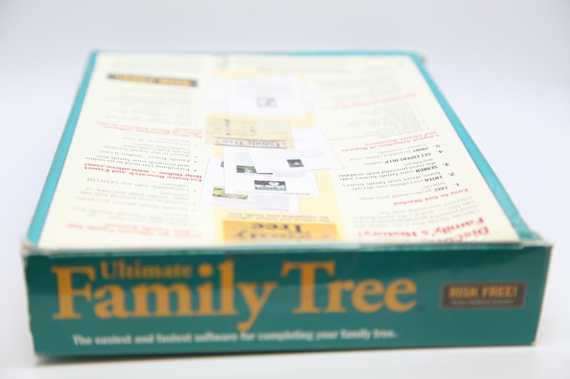 Ultimate Family Tree - PC 1997 Genealogy Software - New Sealed See Desc gallery