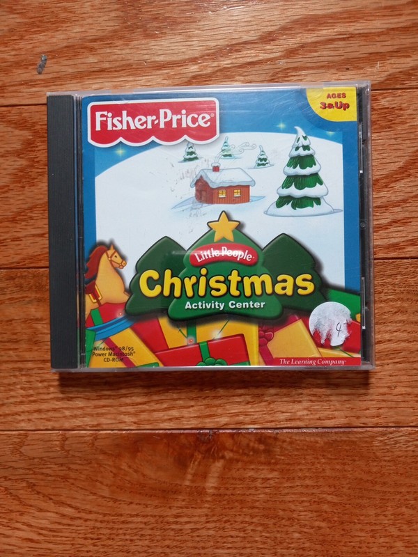 Fisher Price Little People Christmas Activity Center PC MAC CD rom holiday game