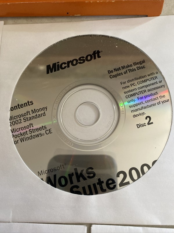 Microsoft Works Suite 2002_ Word, Money, Works, Encarta, Street & Trips, Picture gallery