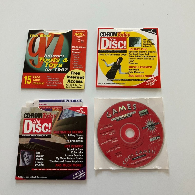 12 Vintage 1990s Y2K Software Games, Apps, Music ~ CD-ROM Today NetPower +More gallery