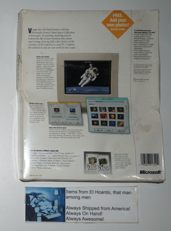 Microsoft Scenes Outer Space Collection Brand New Sealed Crush Damage gallery