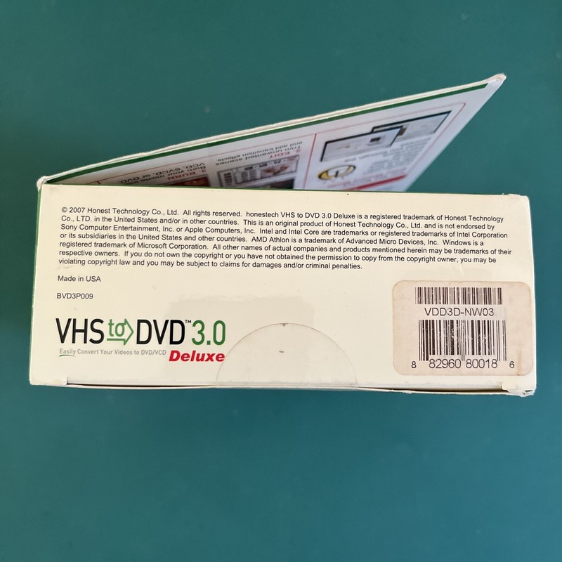 VHS to DVD Converter 3.0 Deluxe Software Package. Honestech. Windows. NEW/SEALED gallery