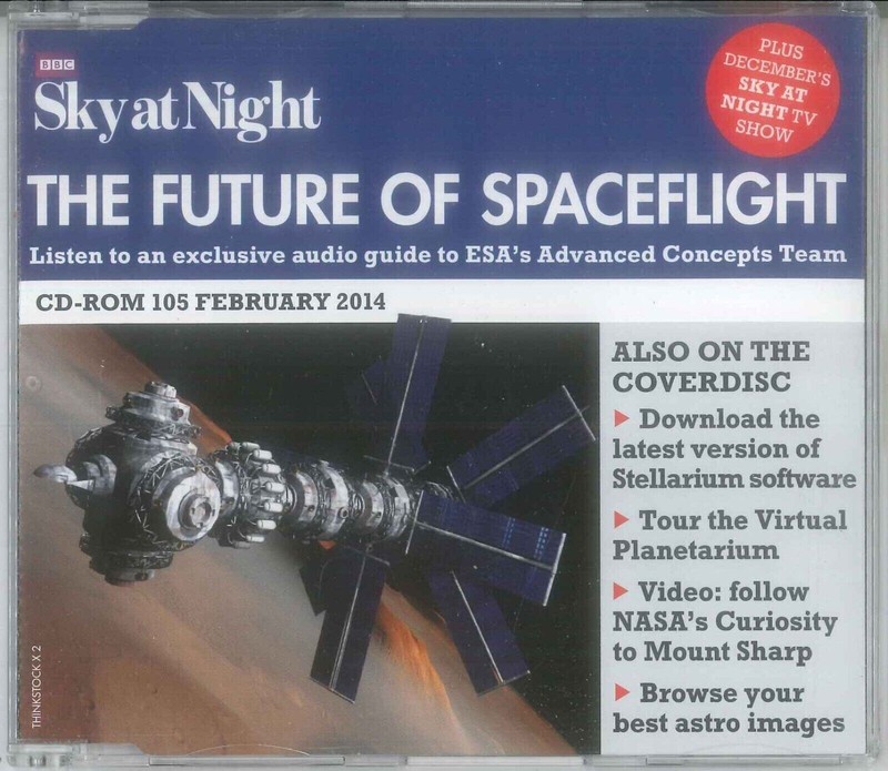 BBC Sky at Night CD-ROM, Future of Spaceflight, #105 February 2014, Windows, Mac