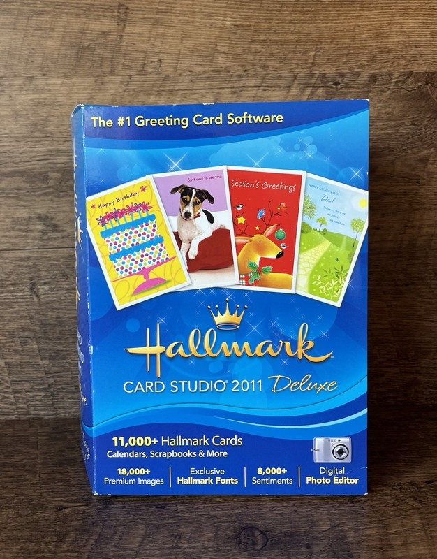 NEW Hallmark Card Studio Deluxe Cards Calendars Scrapbooks Note Writing Guide