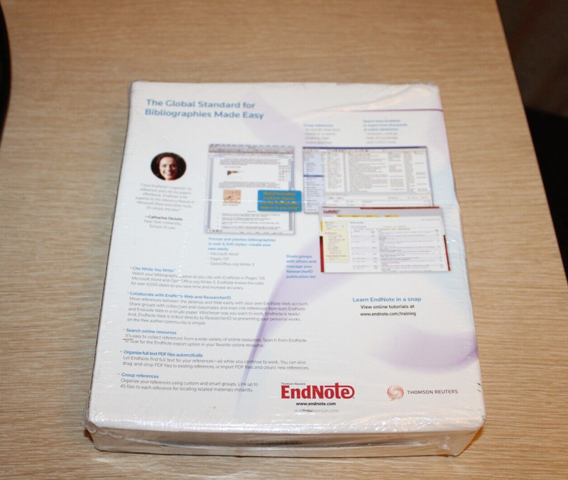 Endnote X4 Workstation for (PC Windows) Research Publishing Brand New Sealed gallery