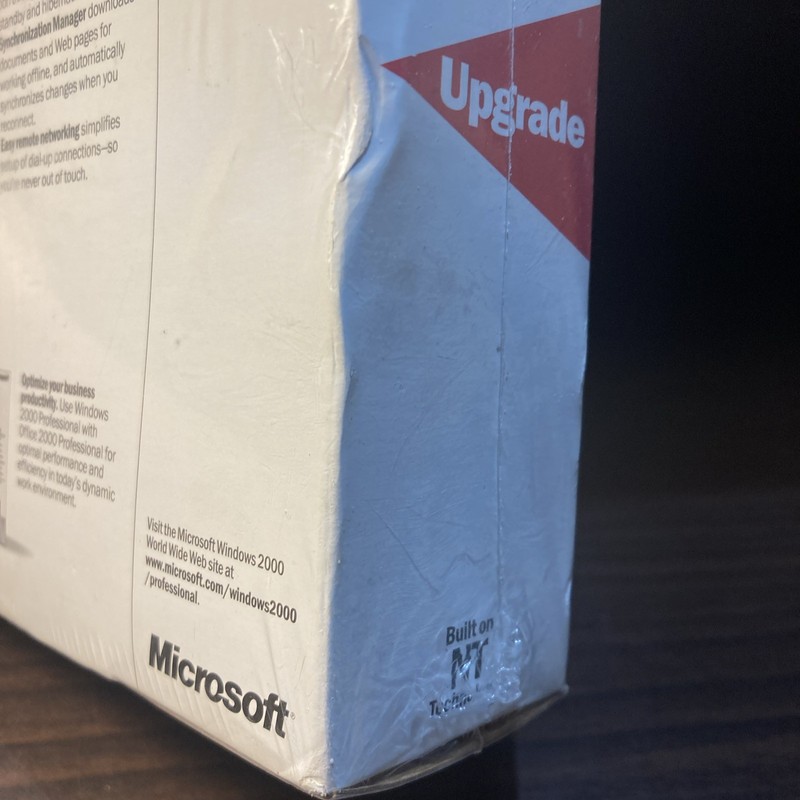 (NEW) Microsoft Windows 2000 Professional Retail Box Sealed (Upgrade Version) gallery