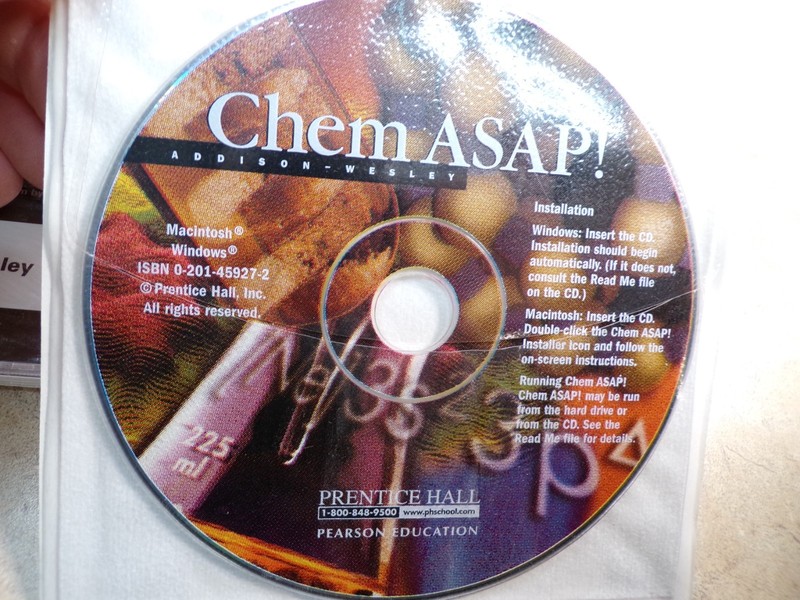 Vintage Chemistry Software ChemASAP ActivChemistry Mac Software gallery