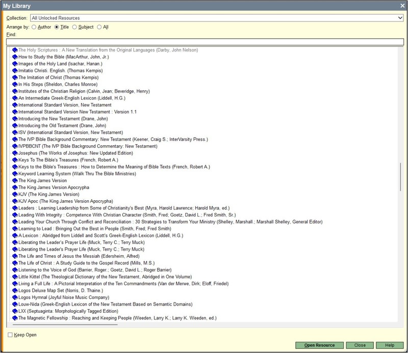 Logos Bible Software Scholar's Library with 350+ Resources gallery