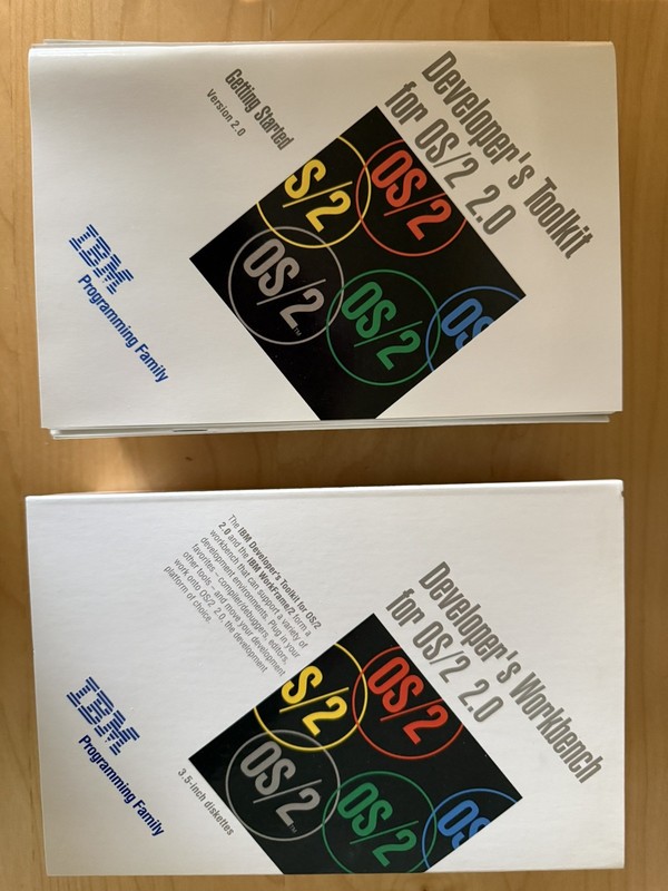 RARE OS/2 C Developers’s WorkSet/2 - 3.5” Diskettes gallery