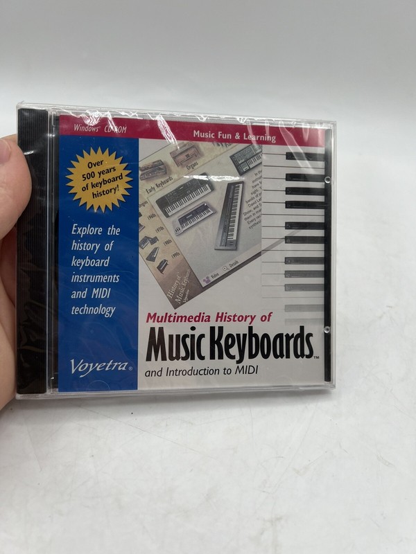 Multimedia History Of Music Keyboards And Introduction To MIDI Windows CD-ROM