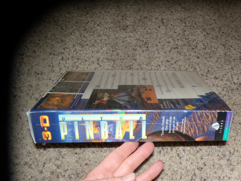 3-D Ultra Pinball (PC, 1995) Game with Box gallery
