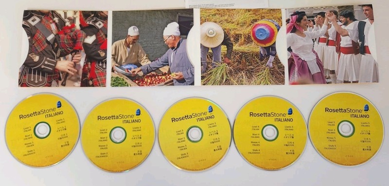 Rosetta Stone Italian Language Software Version 4 – Levels 1–5 – PC/Mac gallery