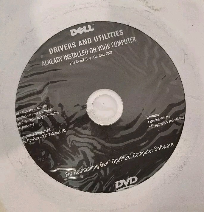 DELL Drivers And Utilities Reinstalling Dell “optiplex” Computer Software