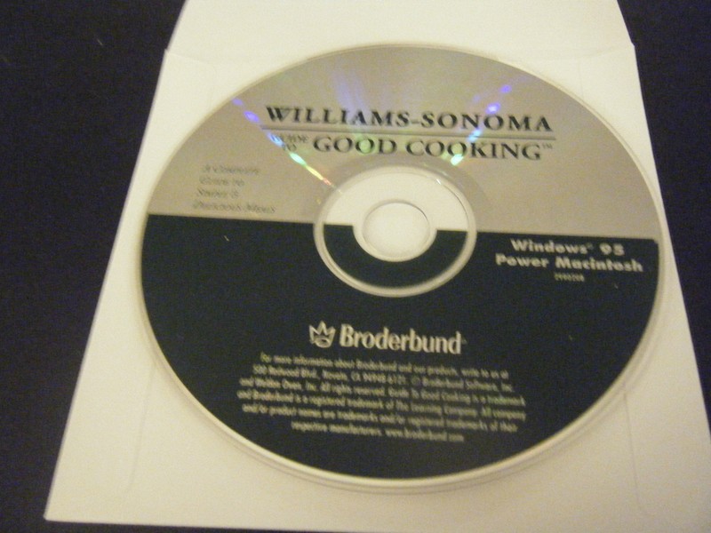 Williams Sonoma Guide to Good Cooking (PC & MAC, 1996) – Disc Only