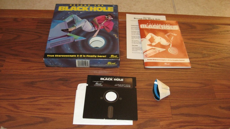 Beyond the Black Hole Commodore 64 C64 Game with box and manual – Tested