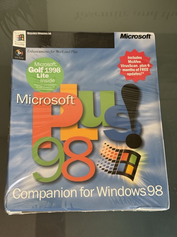 Microsoft Plus for Windows 98 – Companion for Windows 98 New