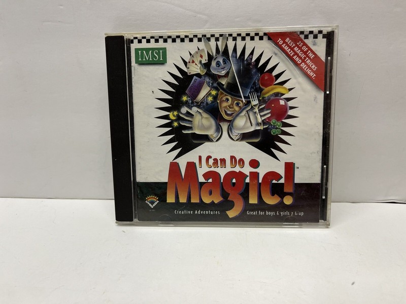 I Can Do Magic – Creative Adventures – IMSI – Living Media – Windows Mac PC