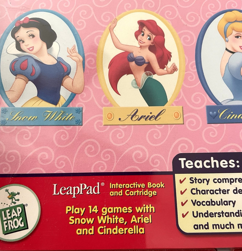 LeapFrog Leap Start Pre-K Pre-Reading Disney Princess Stories Book & Cartridge gallery