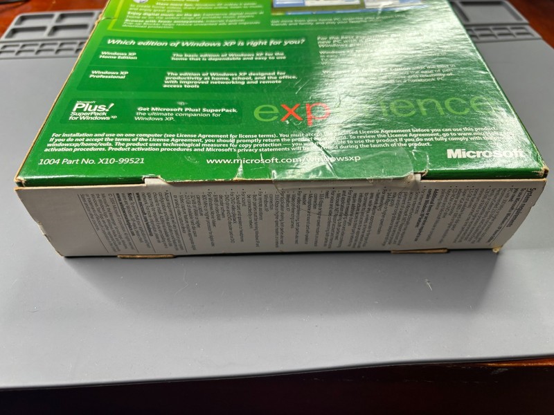 Windows XP Home Upgrade SP2 – Retail Box – N09‑00985 – New - 2002 gallery