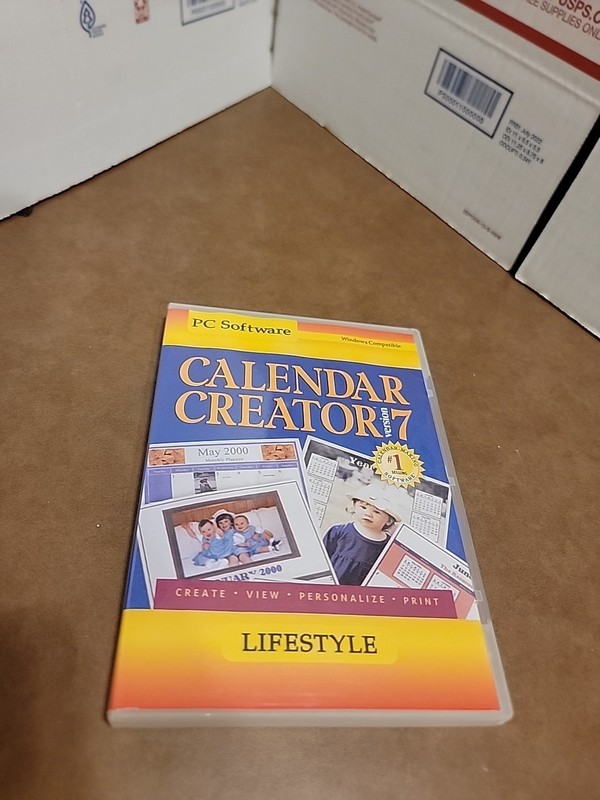 Broderbund Calendar Creator Version 7 For Windows 95/98 Windows NT (CD-ROM)