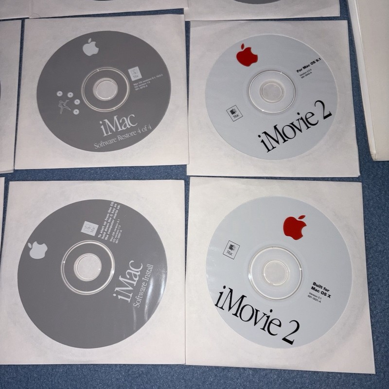 VTG Original Apple iMac DV Macintosh Mac 9.0.4 Software Restore Disc Bundle 7829 gallery